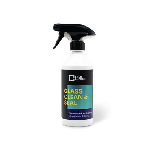 Soluție de curățare și etanșare pentru geamuri Liquid Elements „GLASS CLEAN & SEAL” (500 ml)