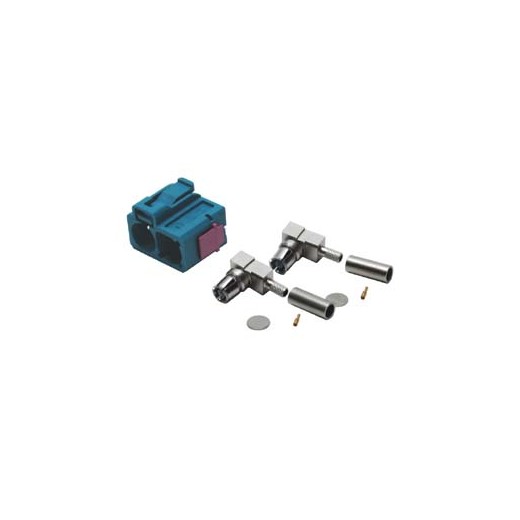 Conector antenă dublu FAKRA mamă 90° 295641