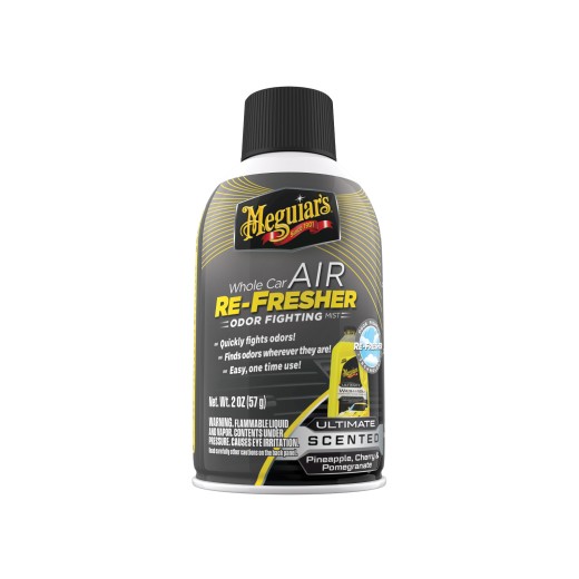 Odorizant de cameră Meguiar's Whole Car Air ReFresher, anti-mirosuri, absorbant de mirosuri și parfum - Parfum suprem (Ananas, Cireșe și Rodie) (57 g)