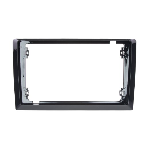 Adaptor pentru montarea unui radio auto de 9" într-o ramă de 10", negru lucios