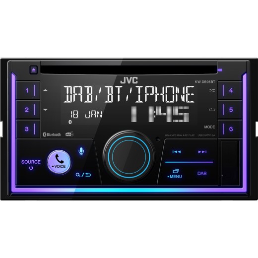 Radio auto 2DIN JVC KW-DB95BT