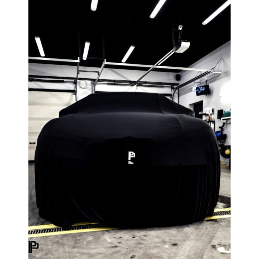 Poka Premium Equipment Premium quality car cover black with welt - Hatchback / Sedan
