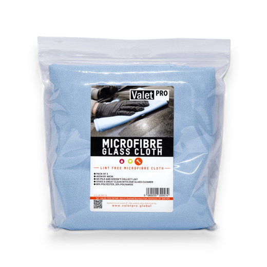 Set de cârpe pentru ferestre ValetPRO Pânză de sticlă din microfibră (pachet de 3)
