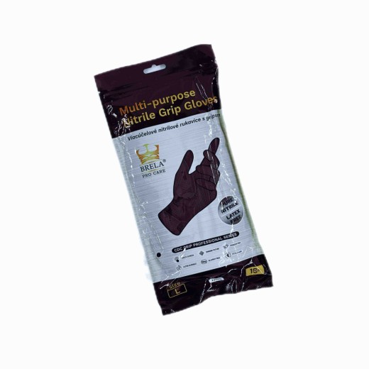 Mănuși din nitril rezistente chimic Brela Pro Care CDC Grip Nitrile - L (pachet de 10 buc.)