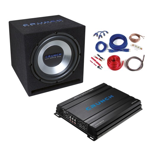 Set subwoofer și amplificator Crunch CBP1000