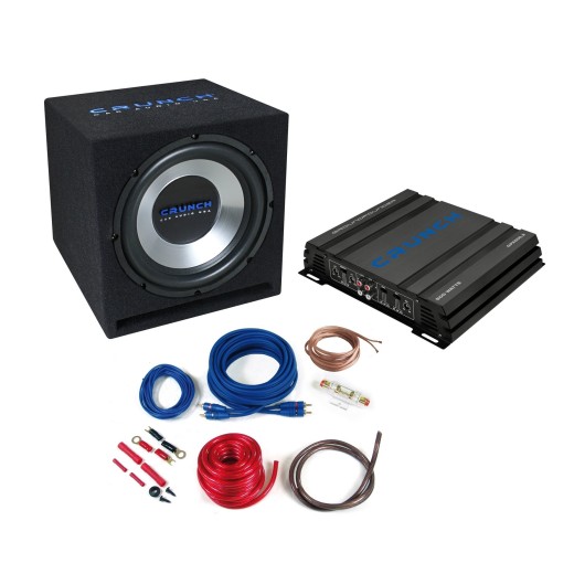 Set subwoofer și amplificator Crunch CBP500