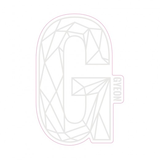 Autocolant Gyeon G Sticker White (200 mm x 131,3 mm)