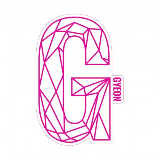 Autocolant Gyeon G Sticker Pink (200 mm x 131,3 mm)