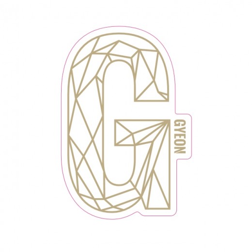 Autocolant Gyeon G Sticker Gold (100 mm x 65,6 mm)