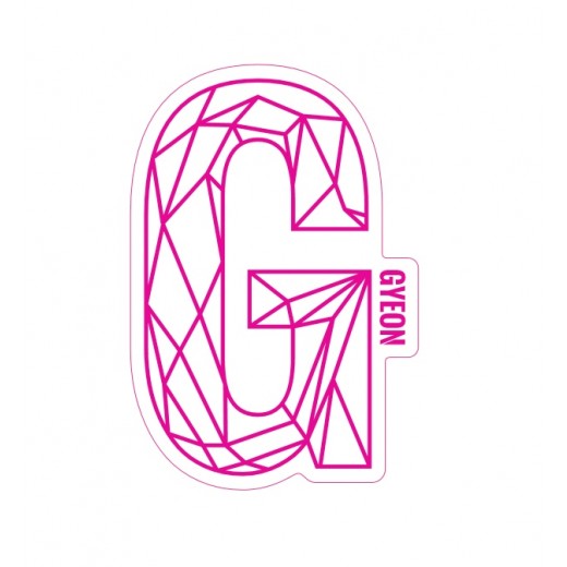Autocolant Gyeon G Sticker Pink (100 mm x 65,6 mm)