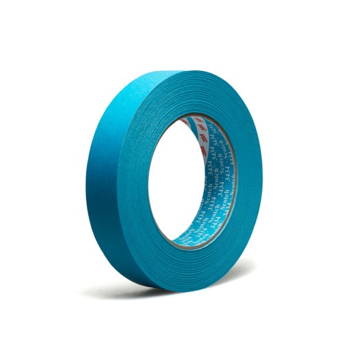 Bandă de mascare rezistentă la apă 3M 3434 albastră, dimensiune 24 mm x 50 m