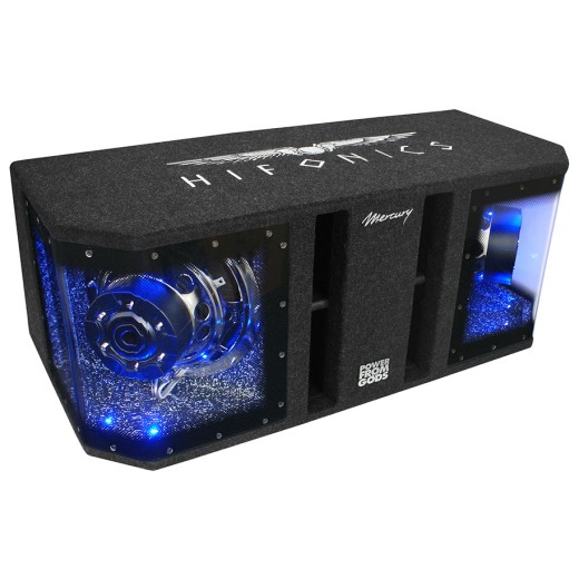Subwoofer dublu în cutia Hifonics MR10DUAL