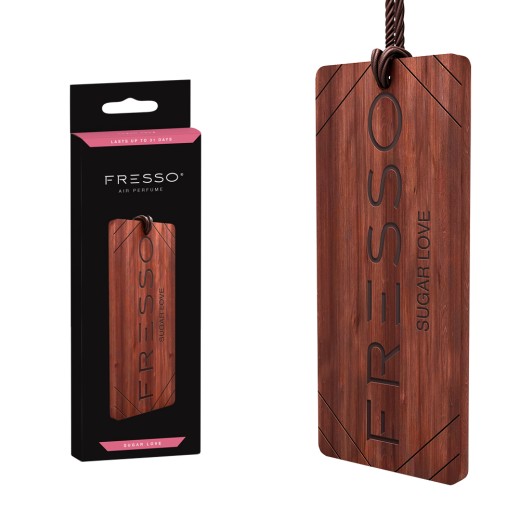Parfum de agățat în lemn Fresso Sugar Love Wooden Hanger