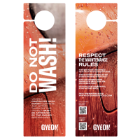 Etichetă de avertizare Gyeon Hanger Red