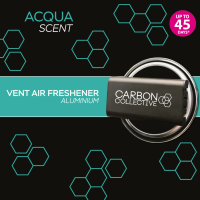 Carbon Collective Aluminium Vent Air Fresheners Acqua