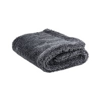 Carbon Collective Onyx Twisted Mini Drying Towel - Wheels & Shuts (Grey)